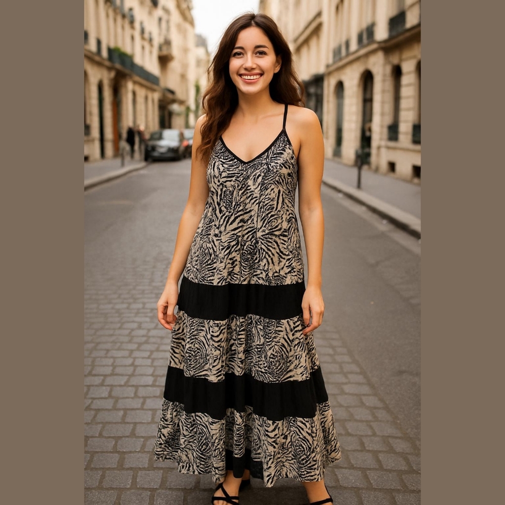 Eye Candy Animal Print Maxie Dress